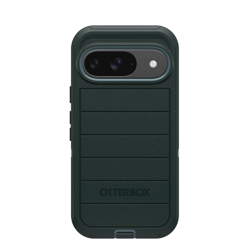 OtterBox Google Pixel 9 & Pixel 9 Pro (Only) - Defender Series Case - Case Only - Rugged & Durable - with Port Protection - Microbial Defense Protection - Non-Retail Packaging (Sagebrush Green) - Image 1