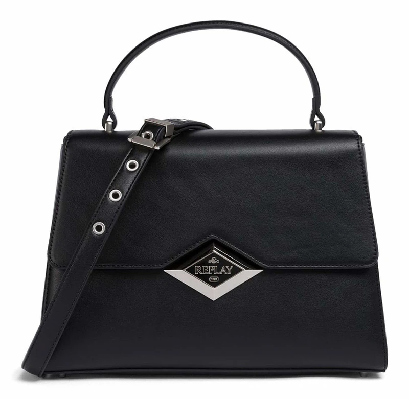 Replay Women Fw3764 Handbag, 0098 Black, UNIC - Image 1