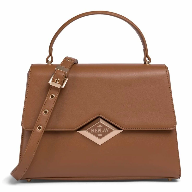Replay Women Fw3764 Handbag, 0212 Caramel Cafe', UNIC