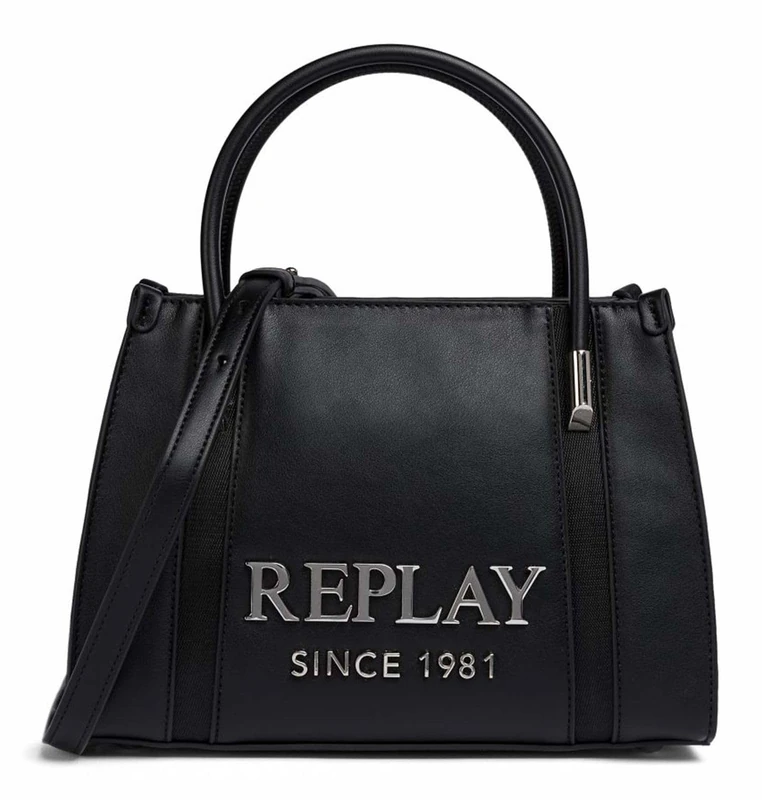 Replay Women Fw3767 Handbag, 0098 Black, UNIC