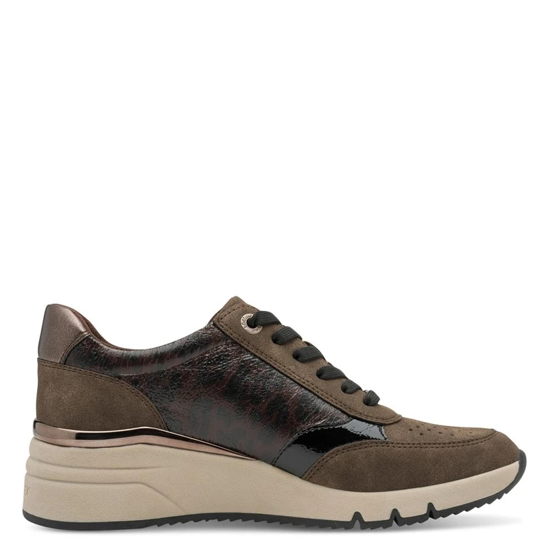 s.Oliver Women's Low 5-23608-42 Trainers, Brown Comb, 38 EU, Brown Comb, 6 UK - Image 1