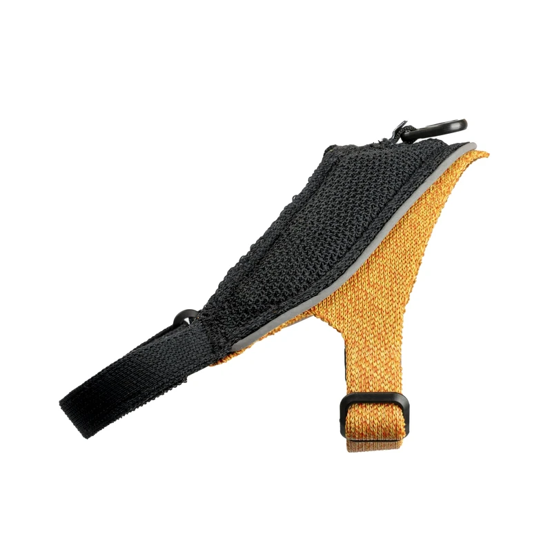 JK9 KnitFit Knitted Dog Harness, Size: XS, Yellow-Black