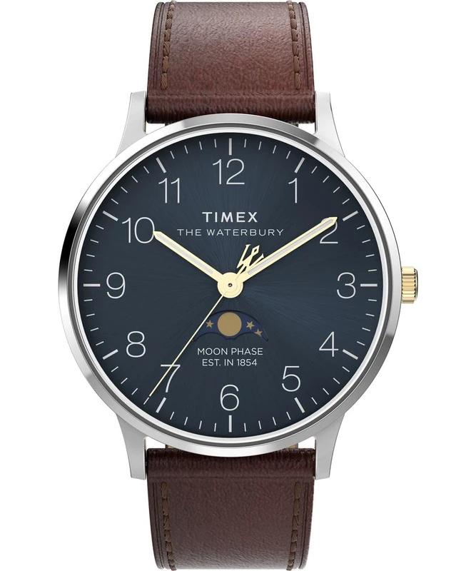 Timex Men's Waterbury Classic Moon Phase Quartz Watch