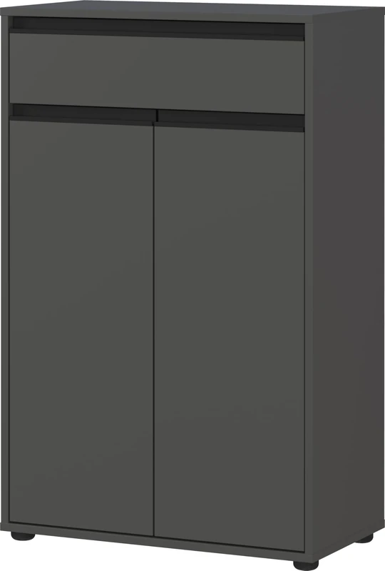 Germania GW-Lemont 2202-547 Chest of Drawers in Graphite with Door and Drawer Damping 63 x 98 x 34 cm (W x H x D)