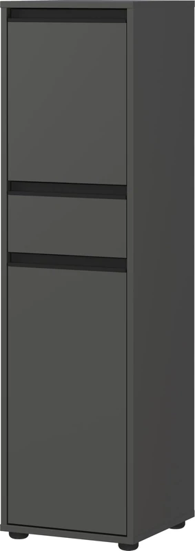 Germania GW-Lemont 2201-547 Cabinet in Graphite with Door and Drawer Damping 33 x 121 x 34 cm (W x H x D)