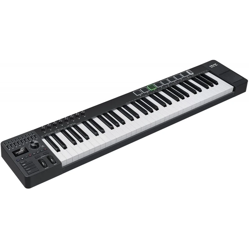 NU-X | NTK-61 MIDI Control Keyboard a 61 Key, 5 Octave Multi-Functional MIDI Controller | Cubase LE included, Semi-Weighted Keys, Pitch & Modulation Wheels