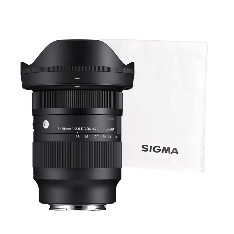 Sigma 16-28mm F2.8 DG DN | C Sony. Includes SIGMA Cleaning Cloth
