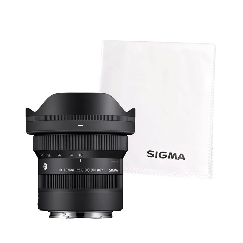 Sigma 10-18mm F2.8 DC DN | C Sony E. Includes SIGMA Cleaning Cloth