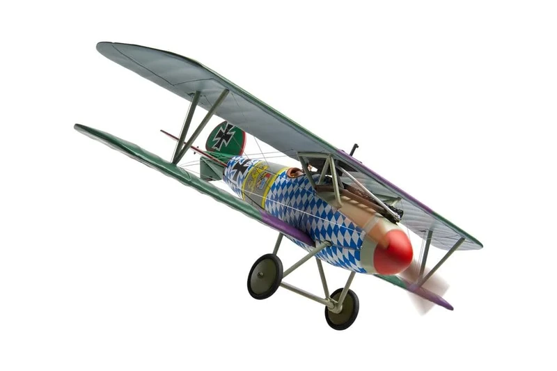 Corgi AA37812 Albatros D.V Biplane - Diecast Planes & Aircraft Models for Ages 14+, Die Cast Aeroplane - Detailed Scale Model for Adult Aviation Collectors, Blue/White