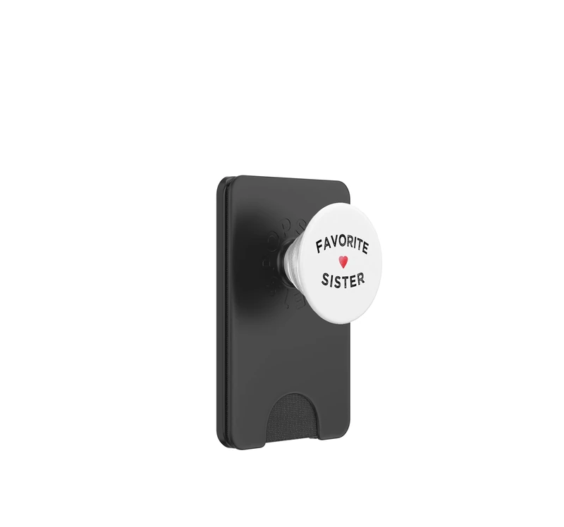 Fav sister sibling family reunion funny birthday present sis PopSockets PopWallet for MagSafe