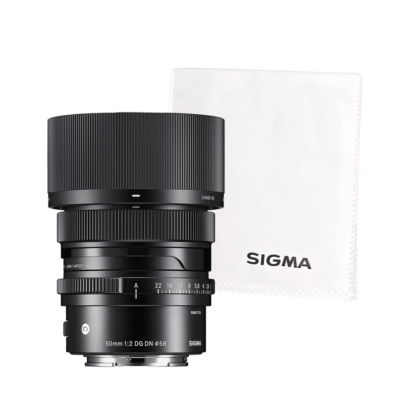 Sigma 50mm F2 DG DN | C Sony E. Includes SIGMA Cleaning Cloth