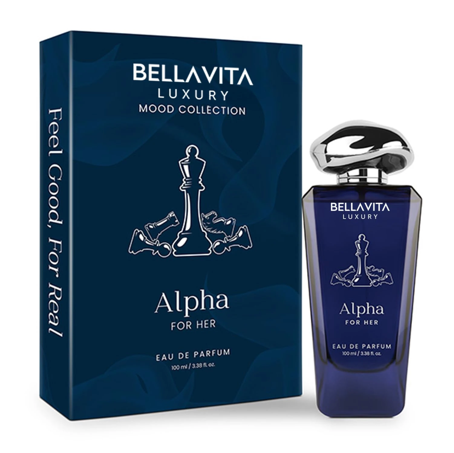 BELLAVITA Luxury Mood Collection ALPHA Perfume for Women 100ml | Pheromone Inspired Technology Long Lasting Fragrance | Notes of Floral, Jasmine and Citrus | Gourmet, Spicy Premium Fragrance
