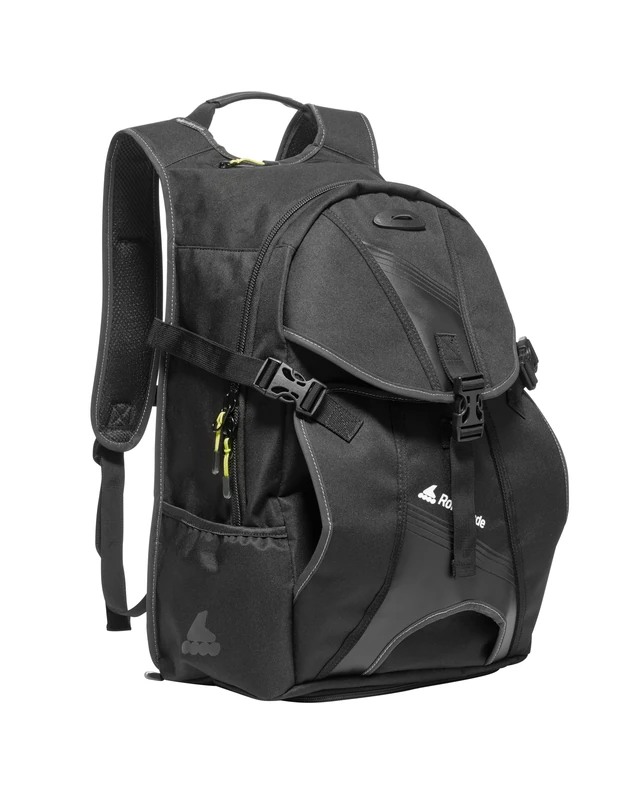 Rollerblade PRO LT 30 ECO Backpack for Inline Skates, Unisex, Black, 30 L