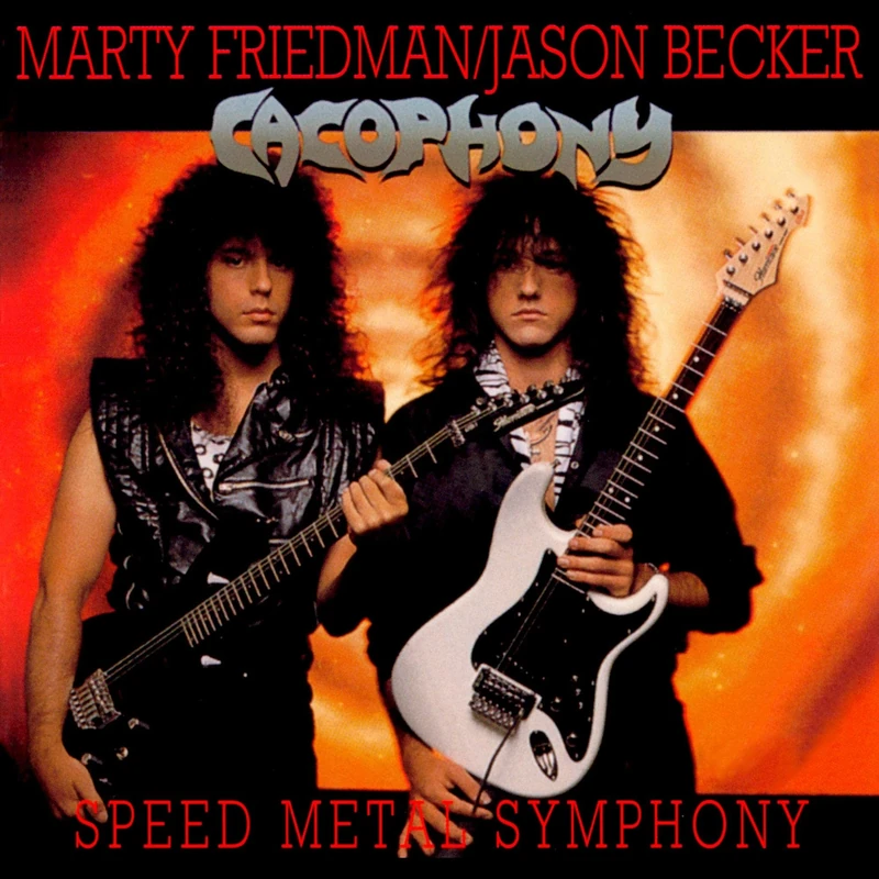 Cacophony Speed Metal Symphony (Black Ice) Vinyl Record - Image 1