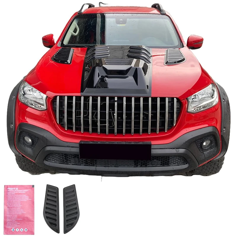 Oneway Bonnet Air Vents Pick-Up 4x4 - Universal - Matt black