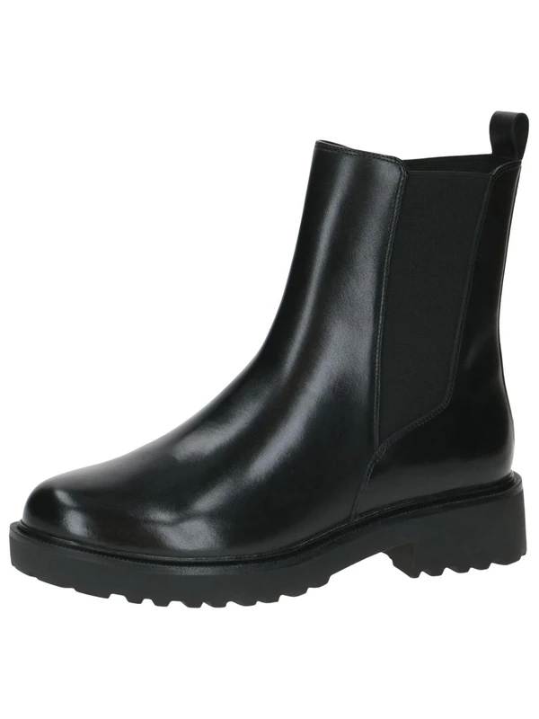 CAPRICE Women's ankle boots with zipper thermal insole, Black (Black Nappa), 3.5 UK
