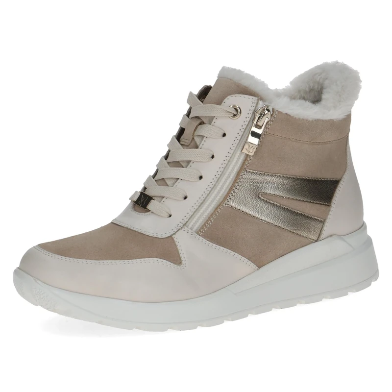 CAPRICE Women Damen 9-25252-45 Sneaker, Snow Comb, 4 UK