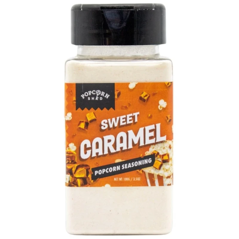 Popcorn Shed Caramel Popcorn Seasoning - Rich, Smooth & Buttery Popcorn Flavouring, Easy & Low Calorie Snack, Perfect for Movie Nights, Parties & Gifting