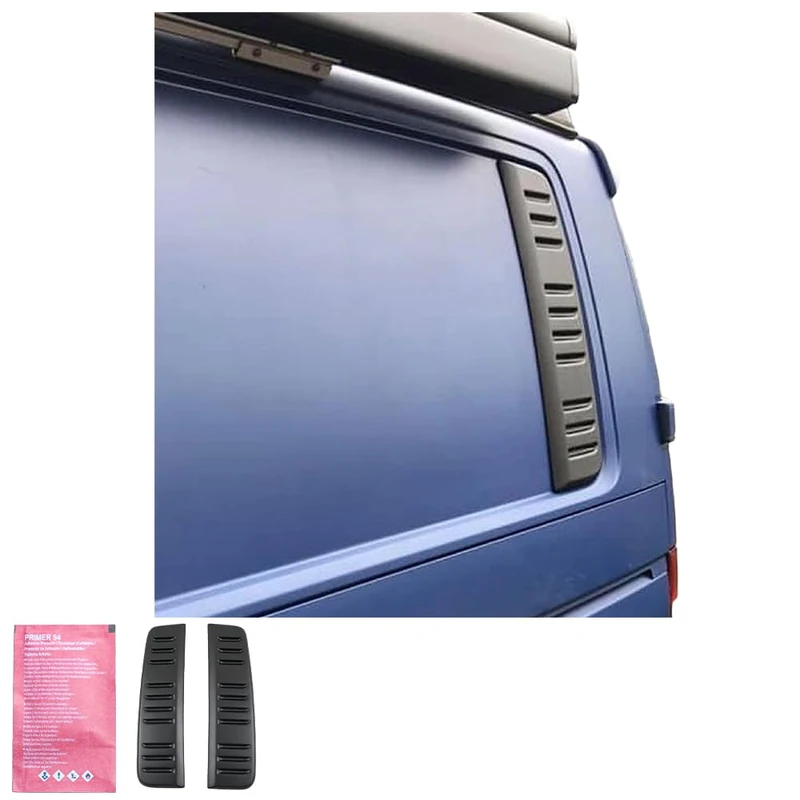 Oneway Air Vents compatible with Volkswagen Transporter T5.1/T6 2010-2020 (Short wheel base) - Matt black