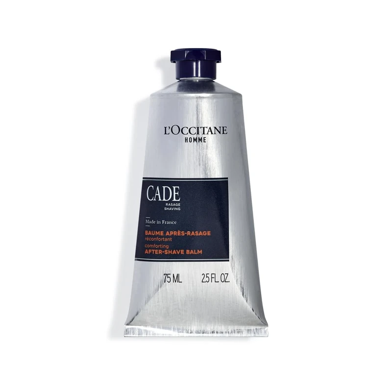 L'OCCITANE Cade After-Shave Balm 75ml, Moiturising, Soothing and Woody, Vegan Formula, Luxury and Clean Men's Beauty Grooming for All Skin Types