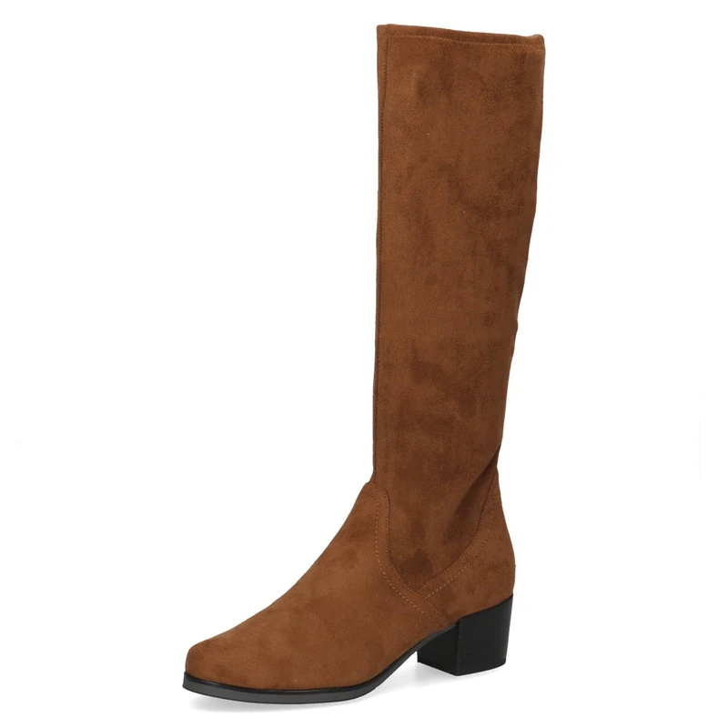 CAPRICE Women's 9-25506-41 Fashion Boots, Brown Stretch, 37 EU, Brown stretch, 5 UK