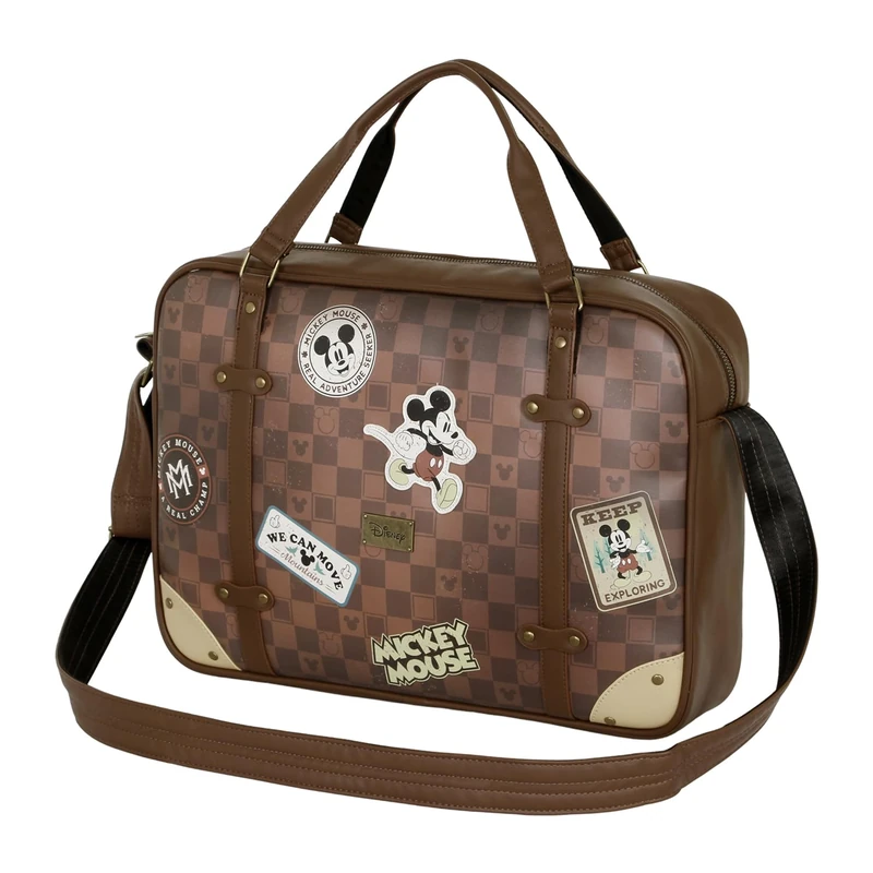 Disney Mickey Mouse Journey-Laptop Computer Bag, Brown, 42 x 30 cm