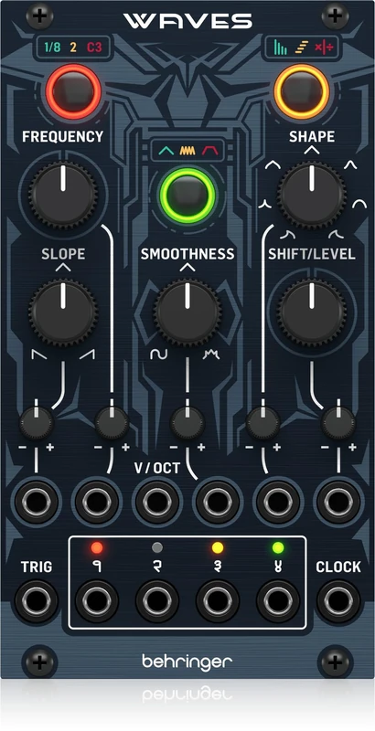 Behringer WAVES Tidal Modulator & Function Generator for Eurorack Versatile LFO Module for Dynamic Modular Synthesizer Modulation - Image 1