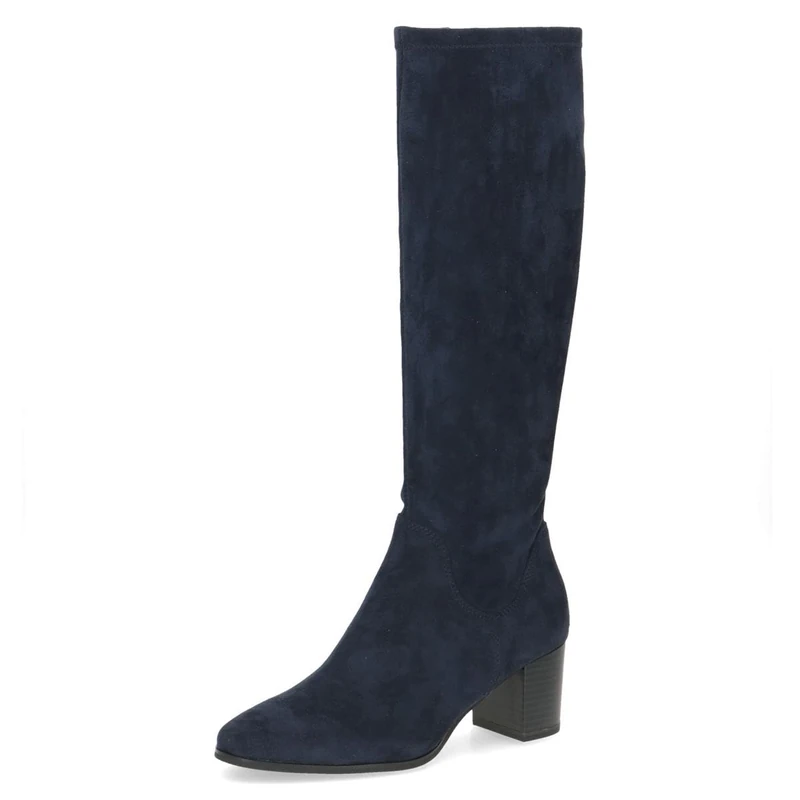 CAPRICE Women's block-heel boots Vegan, Blue (Ocean Stretch), 5 UK - Image 1