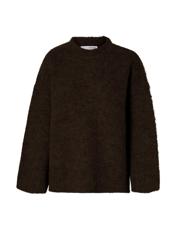 SELECTED FEMME Women's Slfgabriella LS Knit New O-Neck Noos, Delicioso, XS