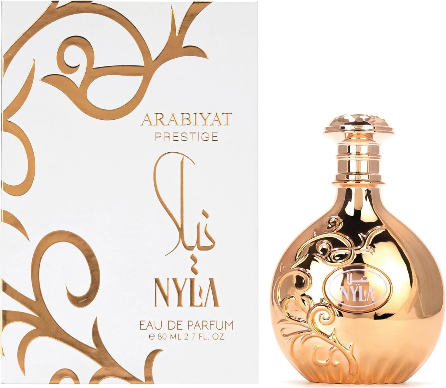 Arabiyat Prestige Nyla EDP Eau de Parfum For Women And Men (Unisex), 80 ml, Made in UAE