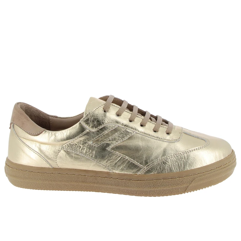 Andrea Conti Women's Damen Low Top Sneaker Freya, Gold Peanut, 6.5 UK