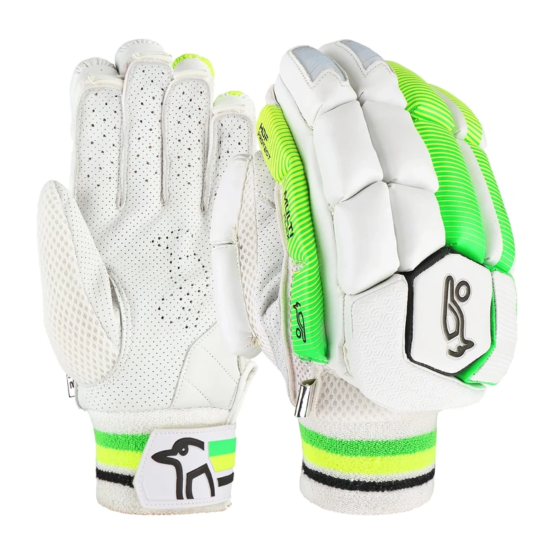 Kookaburra Kahuna 2.1 Batting Gloves - Size Over Sized Adult left hand, Lime/White