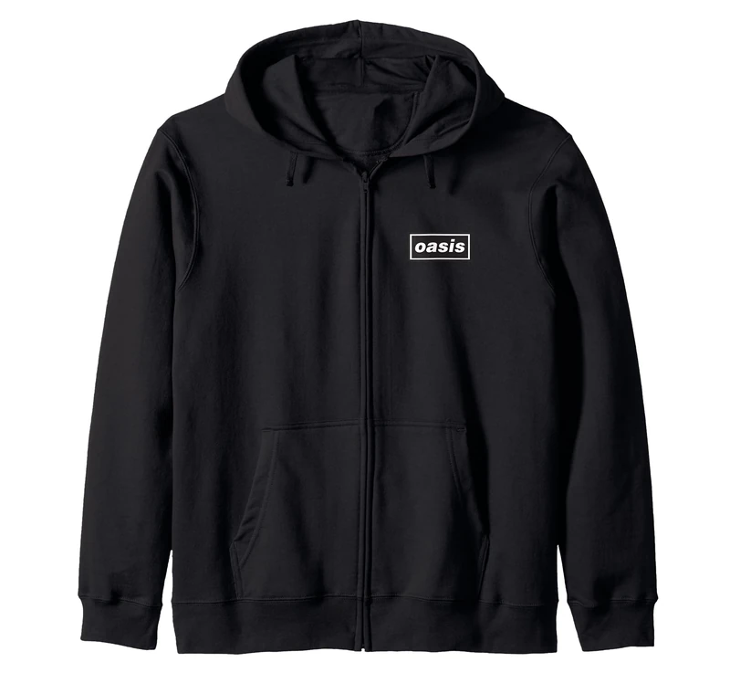Oasis Small Pocket Logo Zip Hoodie