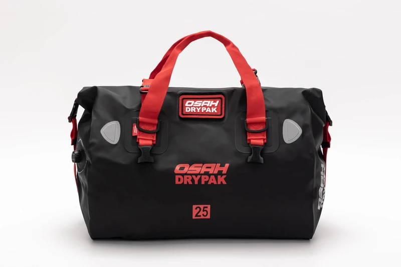 Greanthour Waterproof Motorcycle Bag Luggage Roll Motorcycle Tail Bag Saddle Bag Large Storage Space Suitable for Motorcycle Cycling Camping Water Sports Sky Black 25L