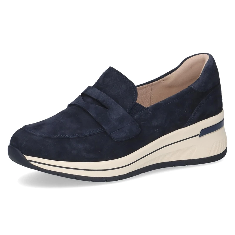 CAPRICE Women's Damen 9-24201-45 Loafer, Ocean Suede, 7.5 UK