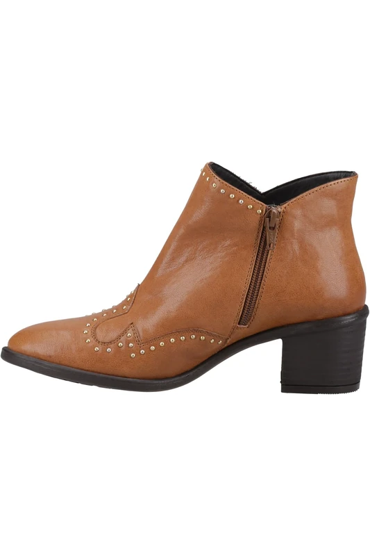 Hush Puppies Female Waverly Ankle Boots, Tan, 4