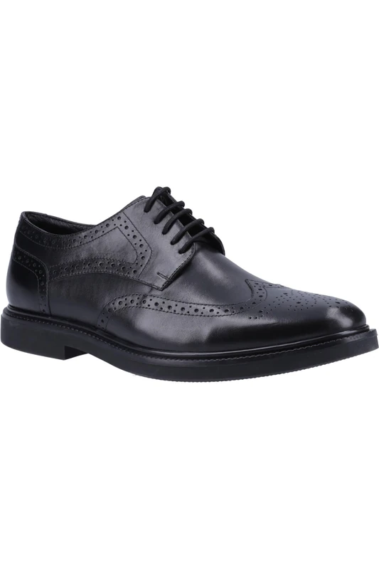 Hush Puppies Male Kingston Brogue, Black, 9