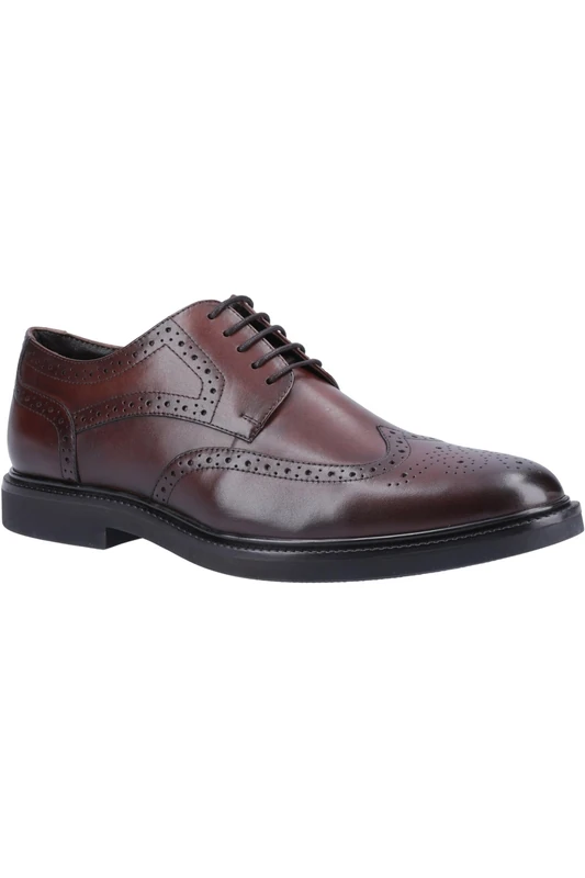 Hush Puppies Male Kingston Brogue, Chocolate, 8