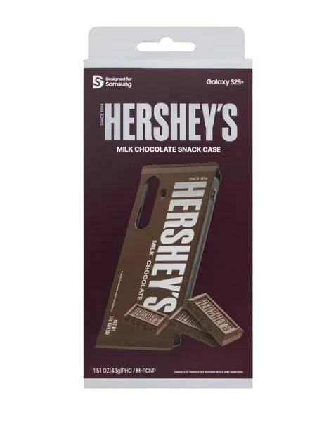 SAMSUNG Hershey's Milk Chocolate Snack Cover Galaxy S25+, Brown - Image 1