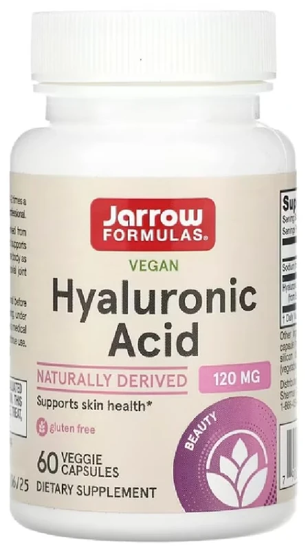 JARROWS Jarrow Formulas - Hyaluronic Acid | Skin Hydration and Joint Support - 60 Veggie Capsules
