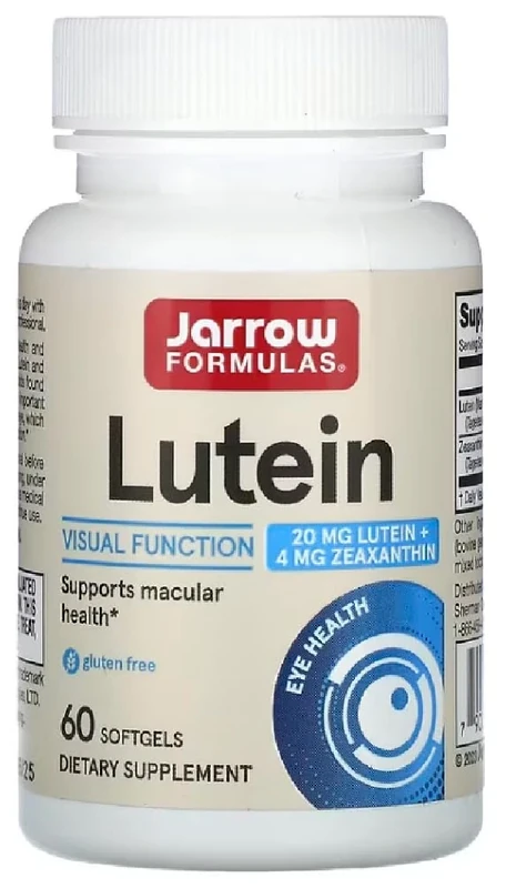 Jarrow Formulas - Lutein 20 mg | Eye and Skin Health - 60 Softgels
