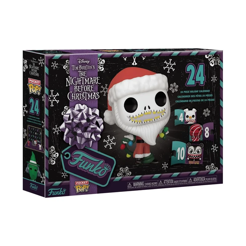 Funko Pocket Pop! Countdown Calendar: the Nightmare Before Christmas - TNBC - Advent Calendar - 13 Days Of Surprises - Collectable Vinyl Mini Figures - Mystery Box - Gift Idea - Holiday Xmas Present