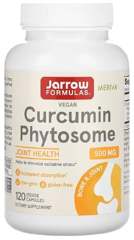 JARROWS Jarrow Formulas - Curcumin Phytosome (Meriva) | 500 mg for Better bioavailability - 120 Capsules