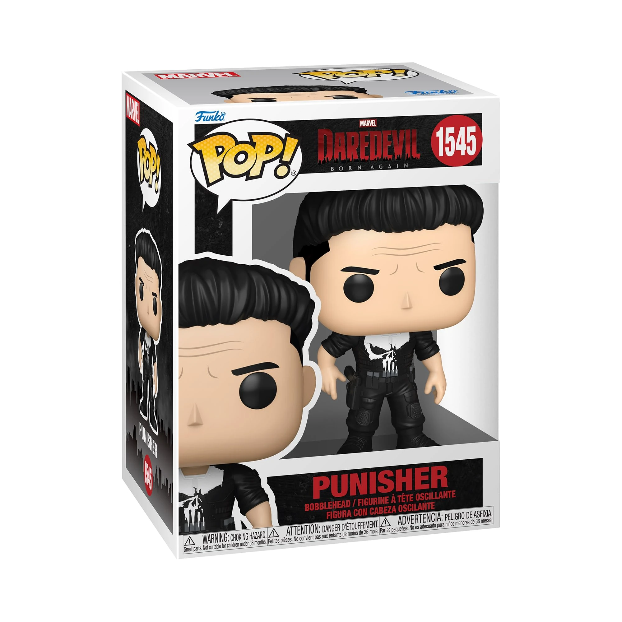 Funko Pop! Marvel: Daredevil Born Again - Punisher - Collectable Vinyl Figure - Gift Idea - Official Merchandise - Toys for Kids & Adults - TV Fans - Model Figure for Collectors and Display
