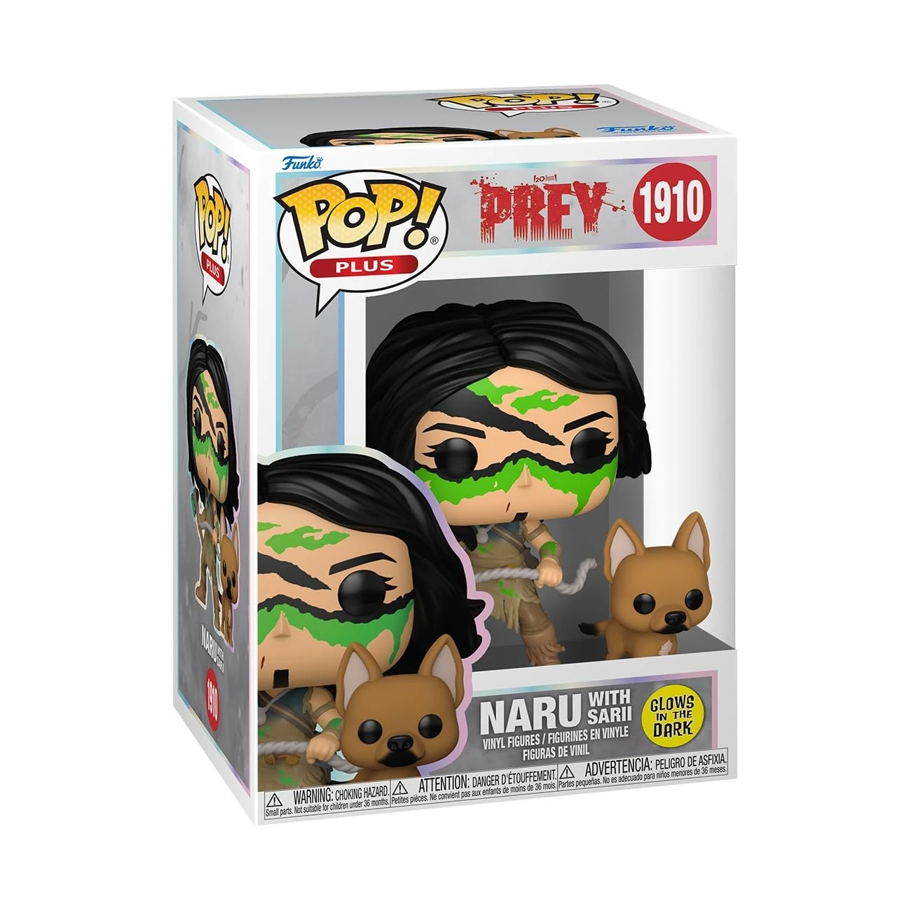 Funko Pop! Plus: Prey – Naru - Glow In the Dark - Collectable Vinyl Figure - Gift Idea - Official Merchandise - Toys for Kids & Adults - Movies Fans - Model Figure for Collectors and Display