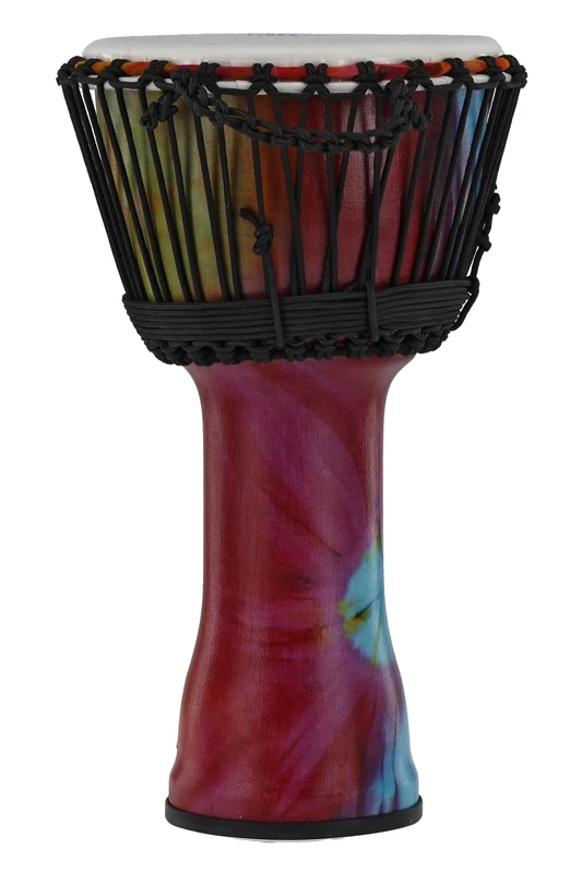 GEWA Liberty Djembé Rope Tuned - Diameter: 10" (25.4 cm), Height: 19.5" (49 cm) - Number of Rope Runners: 25 - Pattern: Batik