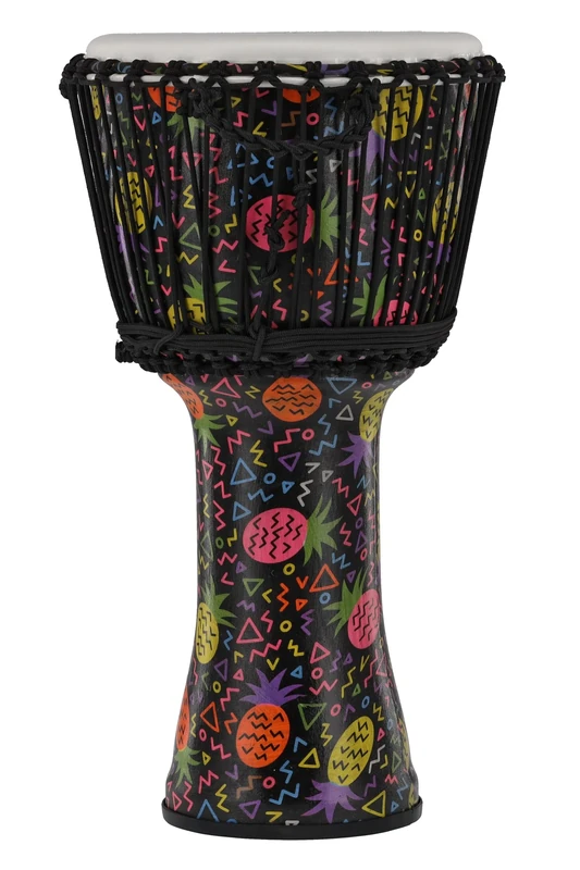 GEWA Liberty Djembé Rope Tuned - Diameter: 14" (35.5 cm), Height: 27" (68 cm) - Number of Rope Runners: 35 - Pattern: Pineapple
