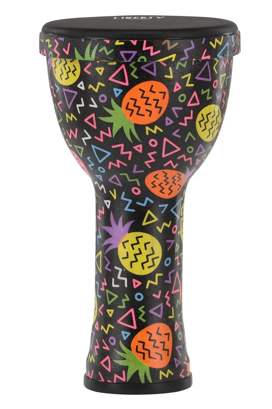 GEWA Liberty Djembé Nestable - Diameter: 8" (20.3 cm), Height: 16.5" (41.2 cm) - Pattern: Pineapple