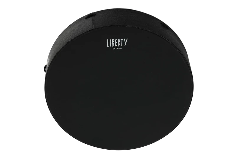 GEWA Liberty Frame Drums Bahia - Diameter: 16" (39 cm), Height: 4" (9.5 cm) - With Beater - Black