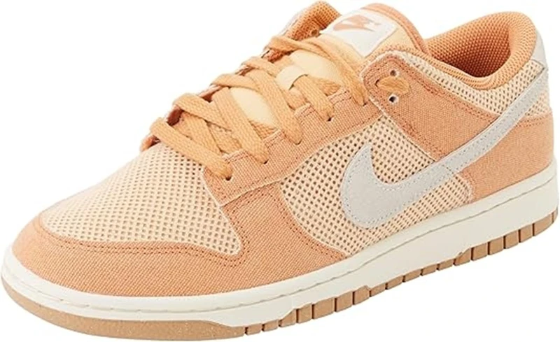NIKE Women's W Dunk Low NN SE Sneaker, Amber Brown Pale Ivory White Onyx, 8.5 UK